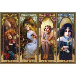 Trefl (26116) - "Fantasy Collage" - 1500 Teile Puzzle