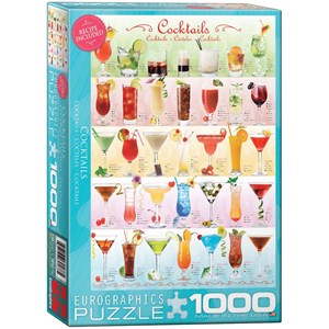 Eurographics (6000-0588) - "Cocktails" - 1000 Teile Puzzle