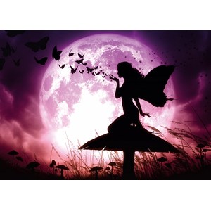 Schmidt Spiele (59516) - Julie Fain: "Schmetterlingsmädchen" - 1000 Teile Puzzle