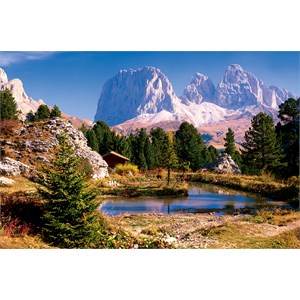 Trefl (33012) - "Kleiner See in den Dolomiten" - 3000 Teile Puzzle