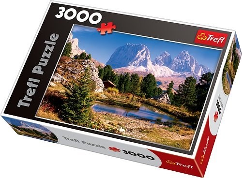 Trefl (33012) - "Kleiner See in den Dolomiten" - 3000 Teile Puzzle