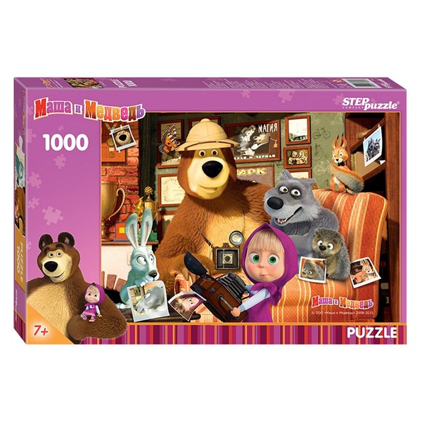 Step Puzzle (79605) - "Mascha und der Bär" - 1000 Teile Puzzle