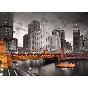 Eurographics (6000-0658) - "Chicago, Michigan Avenue" - 1000 Teile Puzzle