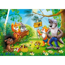 Castorland (B-26336) - "Who owns сonifer cones in the forest?" - 260 Teile Puzzle