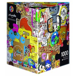 Heye (29490) - Jon Burgerman: "Merzdoodle" - 1000 Teile Puzzle