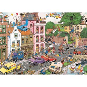 Jumbo (19069) - Jan van Haasteren: "Freitag der 13." - 1000 Teile Puzzle