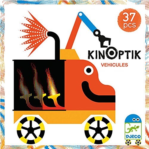 Djeco (05601) - "Kinoptik Vehicles" - 37 Teile Puzzle