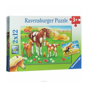 Ravensburger (07561) - "Horses" - 12 Teile Puzzle