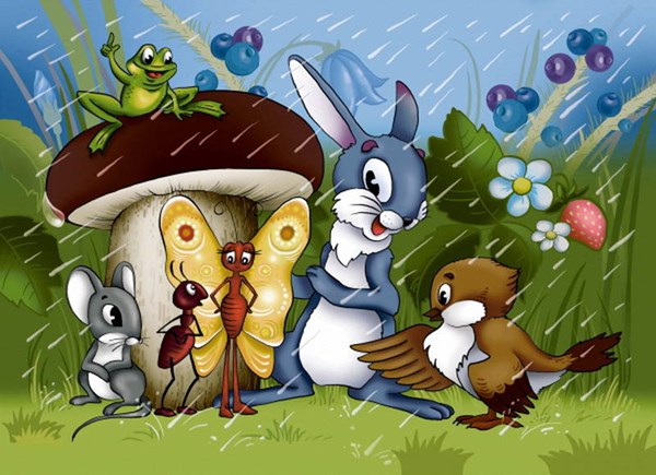 Castorland (B-PU06291) - "The little mushroom house, Gribok-Teremok" - 60 Teile Puzzle