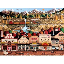 Buffalo Games (11436) - Charles Wysocki: "Sleepy Town West" - 1000 Teile Puzzle