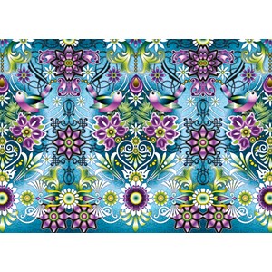 Schmidt Spiele (59587) - Catalina Estrada: "Blauer Sperlin" - 1000 Teile Puzzle