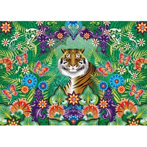 Schmidt Spiele (59588) - Catalina Estrada: "Bengalischer Tiger" - 1000 Teile Puzzle
