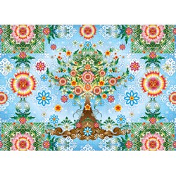 Schmidt Spiele (59589) - Catalina Estrada: "Farbenprächtiger Baum" - 1000 Teile Puzzle