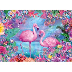 Schmidt Spiele (58342) - "Flamingos" - 500 Teile Puzzle