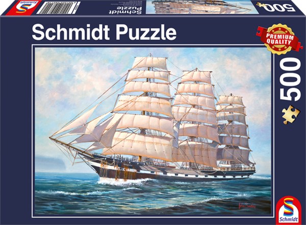 Schmidt Spiele (58311) - "Segel gehisst!" - 500 Teile Puzzle