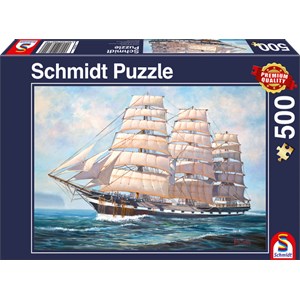 Schmidt Spiele (58311) - "Segel gehisst!" - 500 Teile Puzzle