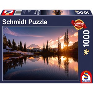 Schmidt Spiele (58321) - "Bergkulisse" - 1000 Teile Puzzle