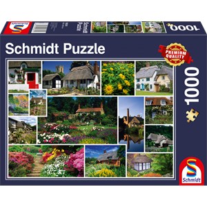 Schmidt Spiele (58341) - "Mach mal Urlaub in… England" - 1000 Teile Puzzle