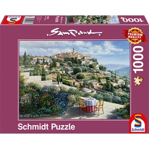 Schmidt Spiele (59483) - Sam Park: "St. Paul de Vence" - 1000 Teile Puzzle
