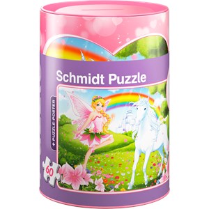 Schmidt Spiele (56915) - "Einhorn" - 60 Teile Puzzle