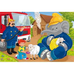 Schmidt Spiele (56207) - "In Aktion" - 24 Teile Puzzle