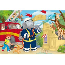 Schmidt Spiele (56209) - "Immer im Einsatz" - 48 Teile Puzzle