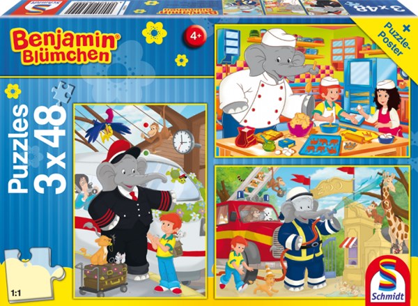 Schmidt Spiele (56209) - "Immer im Einsatz" - 48 Teile Puzzle