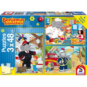 Schmidt Spiele (56209) - "Immer im Einsatz" - 48 Teile Puzzle