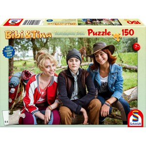 Schmidt Spiele (56234) - "Bibi, Tina und Adea" - 150 Teile Puzzle