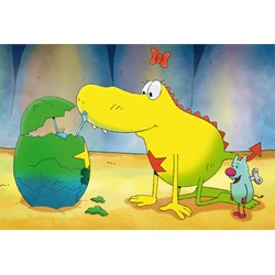 Schmidt Spiele (56226) - "Unterwegs mit Molly Monster" - 24 Teile Puzzle