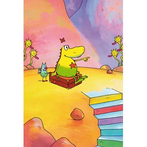 Schmidt Spiele (56226) - "Unterwegs mit Molly Monster" - 24 Teile Puzzle