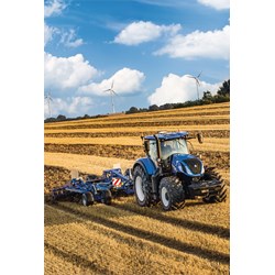 Schmidt Spiele (56214) - "New Holland T7 315 / T5 120 / FR 550" - 48 Teile Puzzle