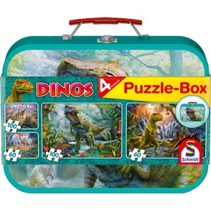 Schmidt Spiele (56495) - "Dinos" - 60 100 Teile Puzzle
