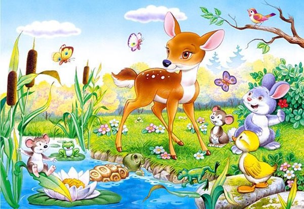 Castorland (В-06267) - "Little Deer" - 60 Teile Puzzle
