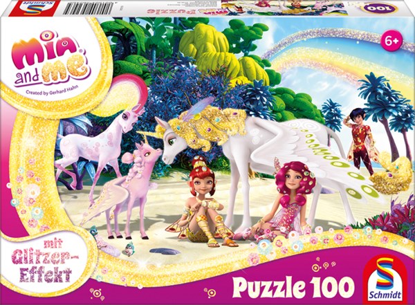 Schmidt Spiele (56246) - "Mia and me, Am Strand" - 100 Teile Puzzle