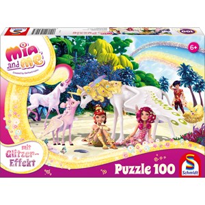 Schmidt Spiele (56246) - "Mia and me, Am Strand" - 100 Teile Puzzle