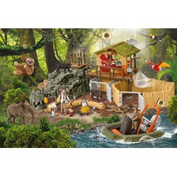 Schmidt Spiele (56238) - "Forschungsstation Croco" - 100 Teile Puzzle