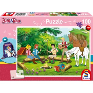 Schmidt Spiele (56264) - "Bibi und Tina" - 100 Teile Puzzle