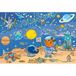 Schmidt Spiele (56265) - "Die Maus Kinderpuzzle" - 60 Teile Puzzle