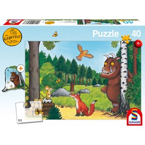 Schmidt Spiele (56266) - "Der Grüffelo Kinderpuzzle" - 40 Teile Puzzle