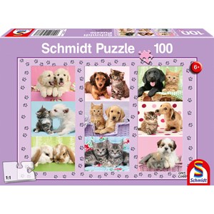 Schmidt Spiele (56268) - "Meine Tierfreunde" - 100 Teile Puzzle