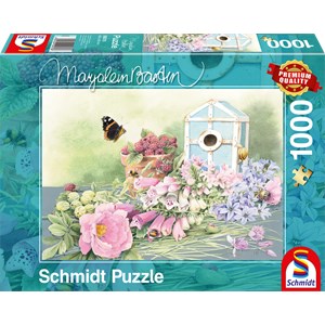 Schmidt Spiele (59570) - Marjolein Bastin: "Sommer-Residenz" - 1000 Teile Puzzle
