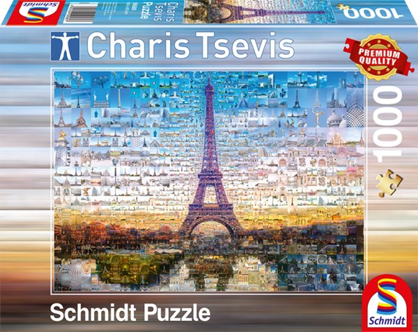 Schmidt Spiele (59580) - Charis Tsevis: "Paris" - 1000 Teile Puzzle
