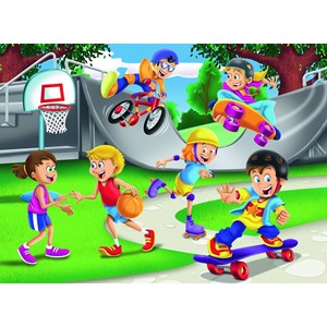 Ravensburger (10687) - "Skateboarding" - 100 Teile Puzzle