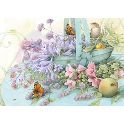 Schmidt Spiele (59572) - Marjolein Bastin: "Blumenkorb" - 1000 Teile Puzzle