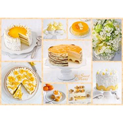 Schmidt Spiele (59574) - "Strahlend gelbe Kaffeetafel" - 1000 Teile Puzzle