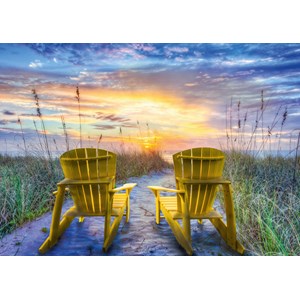 Schmidt Spiele (58310) - "Blick in den Sonnenuntergang" - 1000 Teile Puzzle