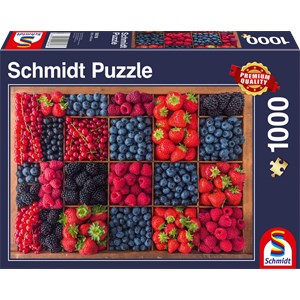 Schmidt Spiele (58316) - "Beerenernte" - 1000 Teile Puzzle