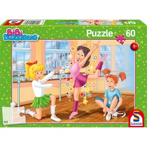 Schmidt Spiele (56279) - "In der Ballettschule" - 60 Teile Puzzle