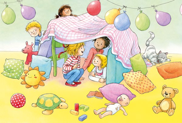 Schmidt Spiele (56259) - "Motiv 2" - 60 Teile Puzzle